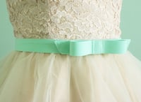 mint bow belt