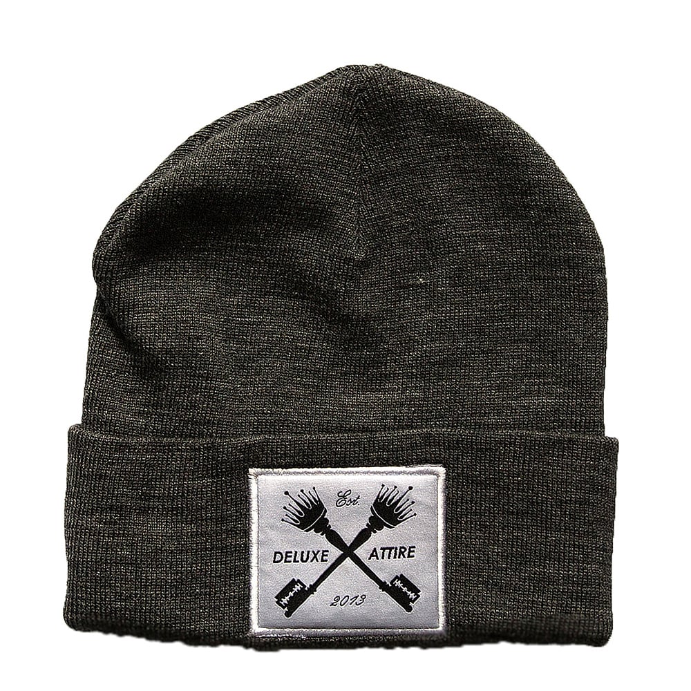 Image of Crossed Keys Patch Beanie