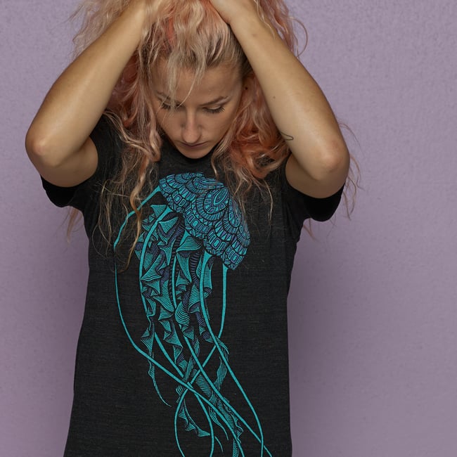 toxic mutant jellyfish t shirt