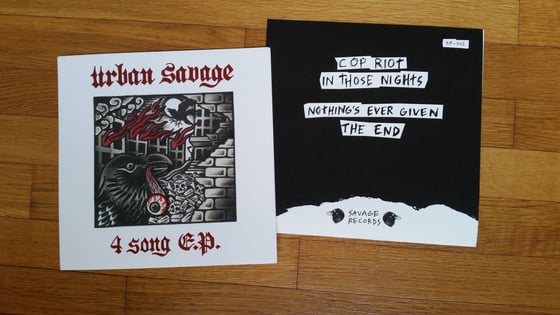 Image of Urban Savage - 4 song Ep 7"