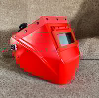 Image 1 of Red Hobart welding hood