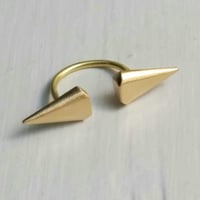 Double Deco Spike Ring