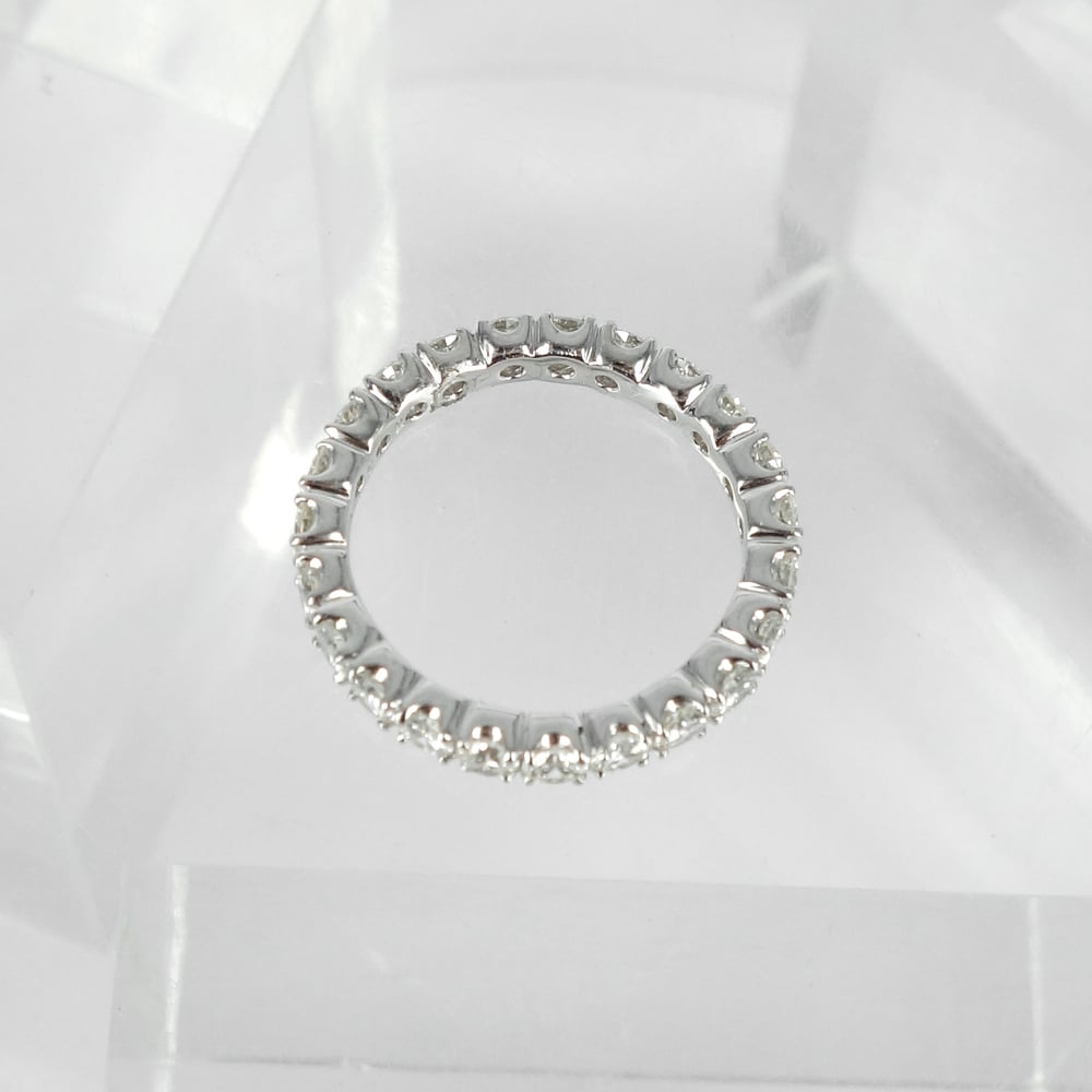 Image of PJ3762 18ct white gold full circle diamond ring