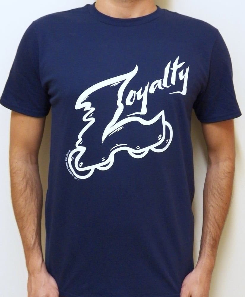 Image of "Loyalty" Tee Navy Blue with Free Shipping & "Go 4th" DVD