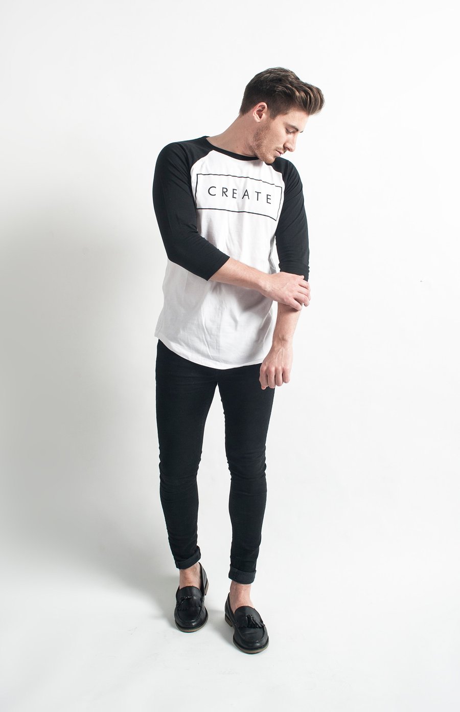 Image of CREATE BASEBALL TEE UNISEX