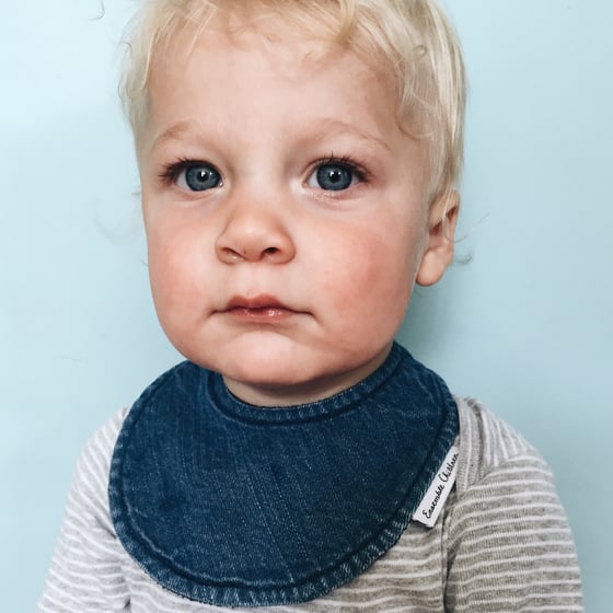 Image of Denim Dribble Bib