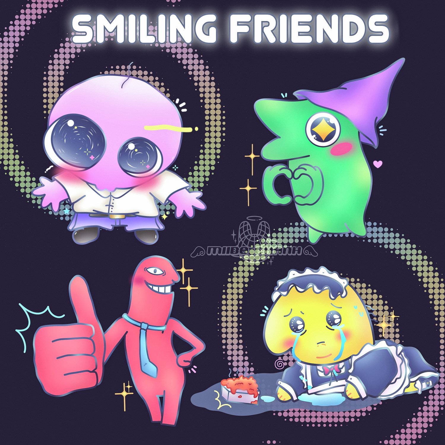 Image of Smiling Friends  | Acrylic Charm