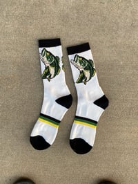 Image 2 of Large Mouth Bass Socks