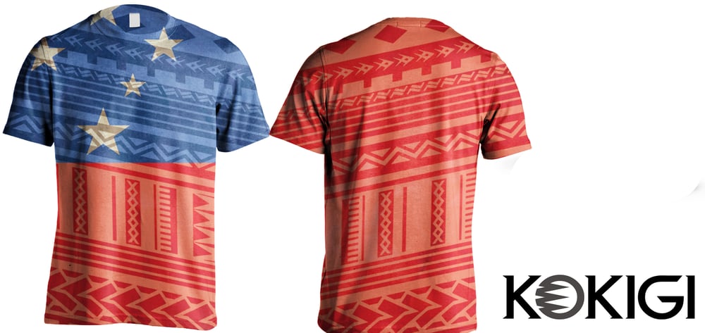 Image of Samoa Flag T Shirt