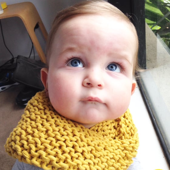 Image of Knitted Baby Snood