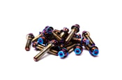 Image of Neo Chrome Split Rim Bolts M7 x 32mm (Stainless Steel)