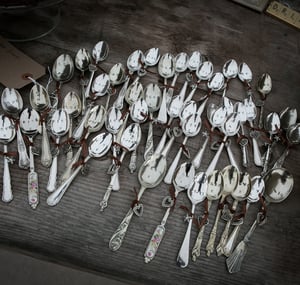 Personalised Vintage Silver Plate Teaspoon Small - Laura Pettifar Designs