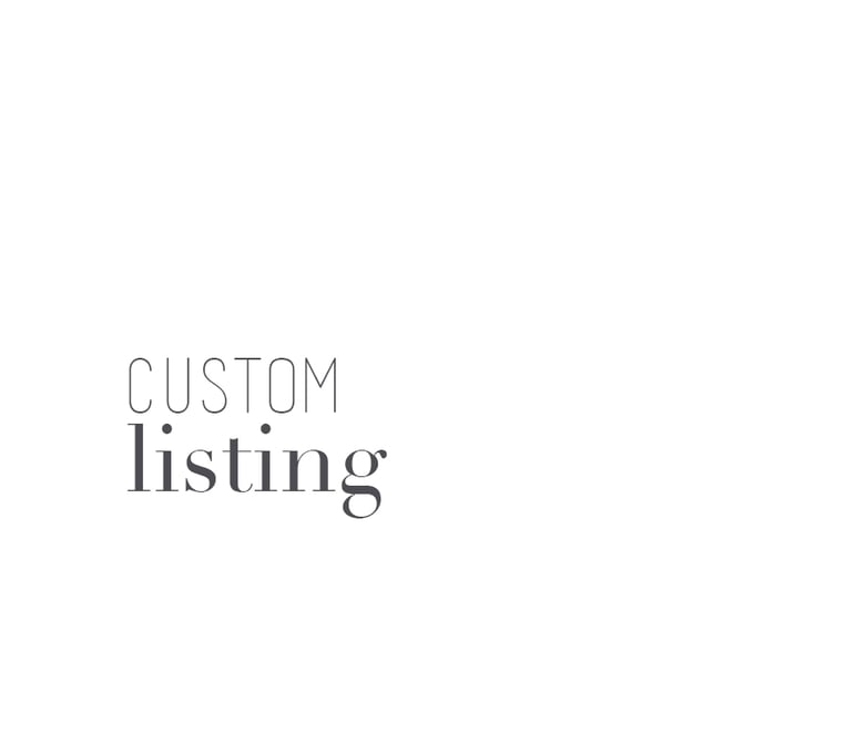 Image of Custom Listing