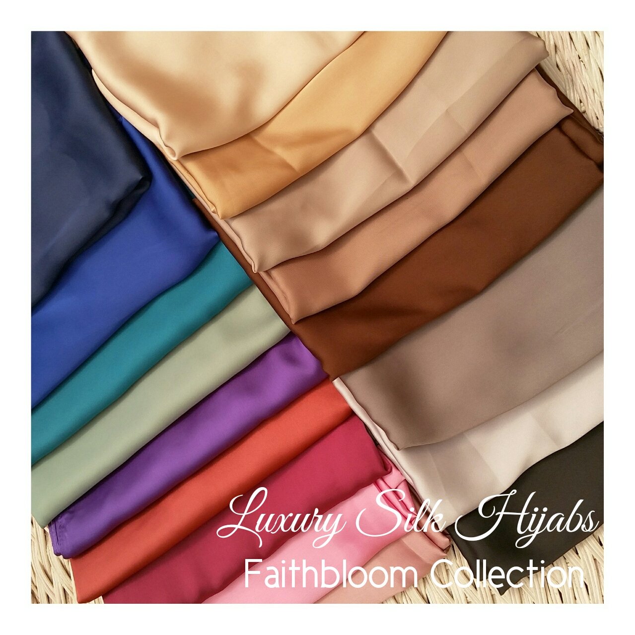 Image of Luxury Silk Maxi Hijabs (Originally £6.50)