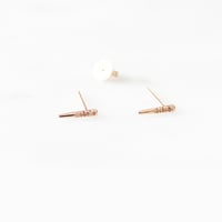 Image 1 of Dewy Orchid Stud Earring