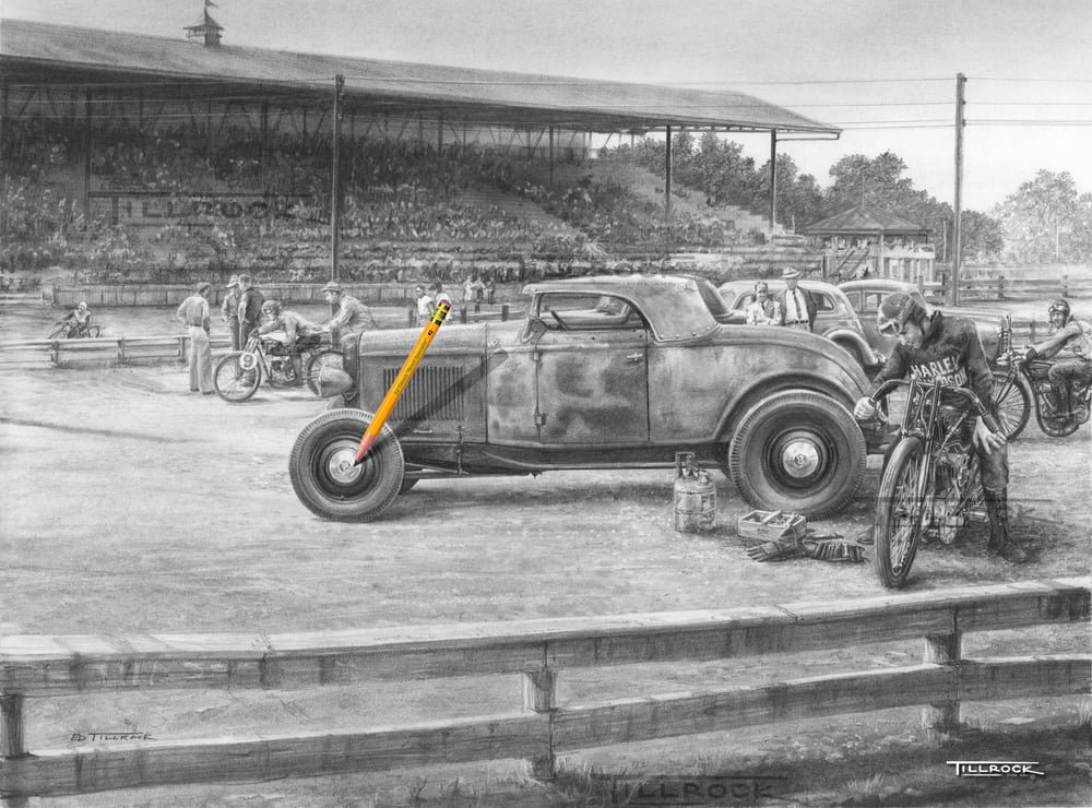 Image of "Cinder Drome" 11x17 print