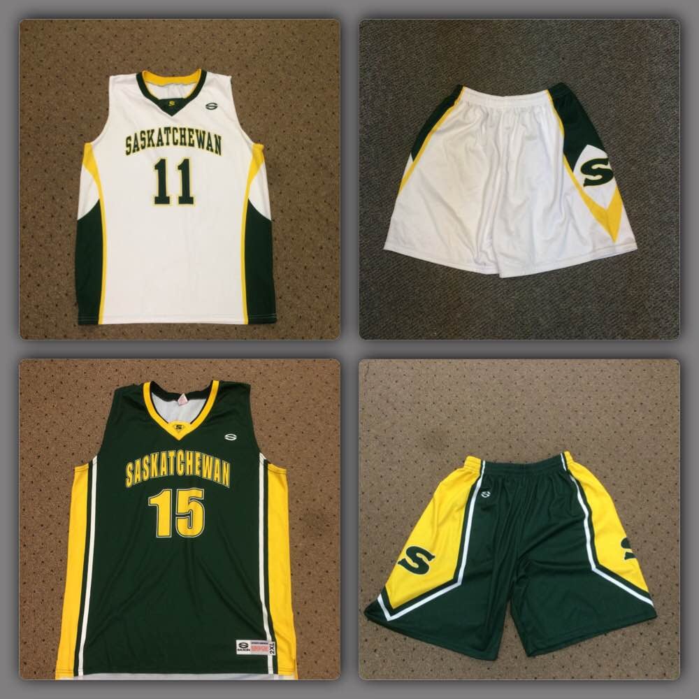 Image of Basketball Sask Provincial Team Jersey's/Shorts