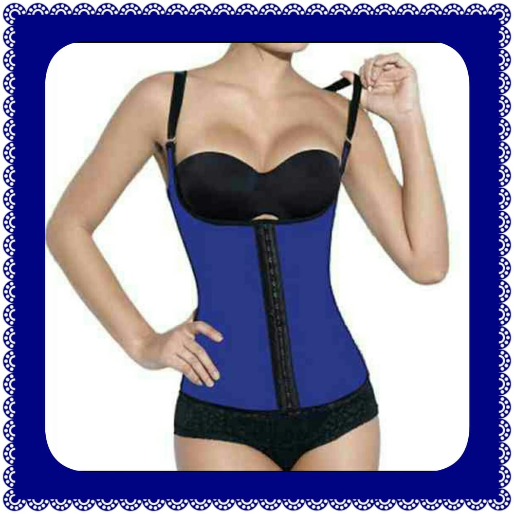 Image of Blue Thin Strap Full Body Waist Trainer
