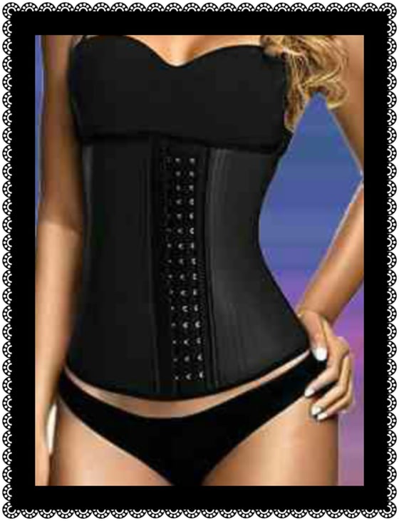Image of Black Half Body Waist Trainer - 5X-6X ONLY