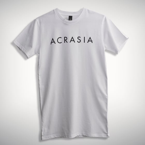 Image of 'Acrasia' White Tall Tee
