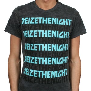Image of SEIZETHENIGHT Print (WASHED BLACK/GREY)