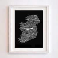 Image 1 of Ireland Type Map (Black, 2014)