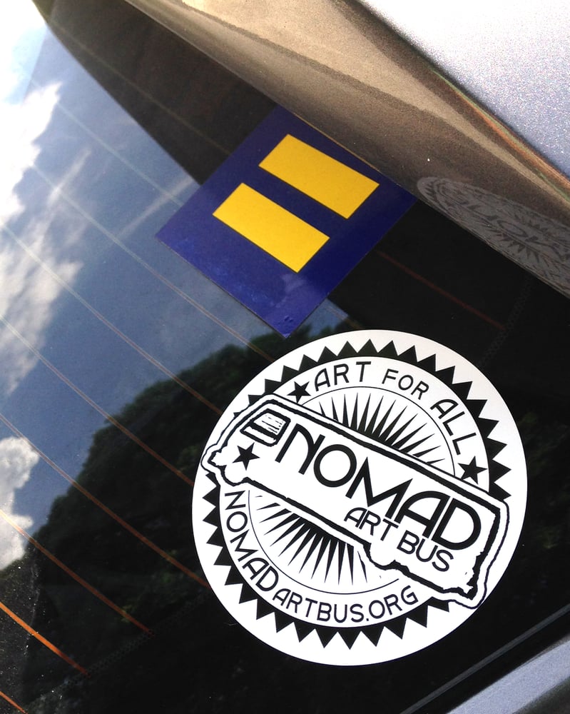 Image of NOMAD Art Bus Sticker