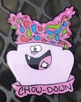 Image of Chowder Chow Down soft enamel heady hat pin