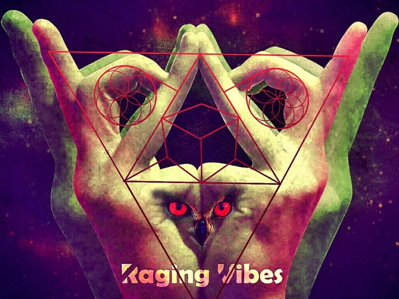 Image of PRESALE Raging Vibes sticker custom vinyl waterproof
