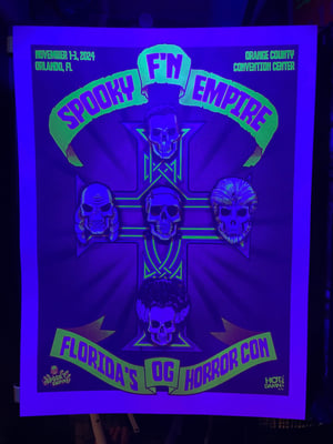 SPOOKY EMPIRE EVENT POSTER ORLANDO 11/2024 