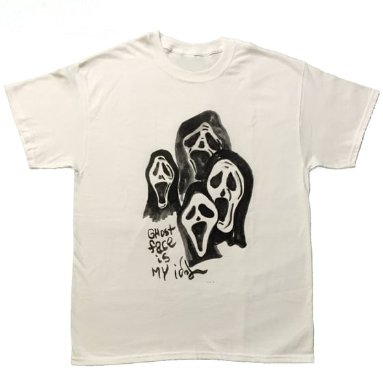 Image of ghost face tee