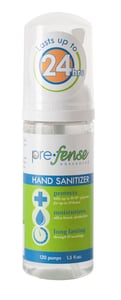 Image of Prefense Alcohol Free, Long Lasting Foam Hand Sanitizer, Un-scented (1.5oz) Bottle 