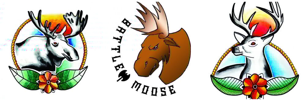 Image of Battle Moose Sticker Pack