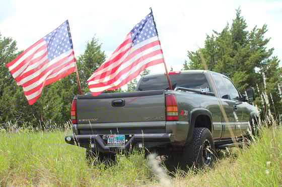 Image of 3 count -3' x 5' American Flags