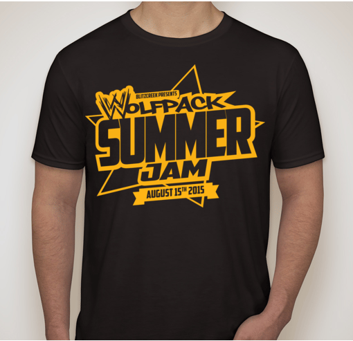 Image of Black and Gold Wolfpack Summer Jam T-Shirt(Pre-order)