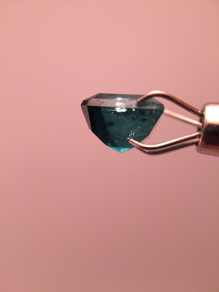 Image of Faceted Blue Tourmaline 01