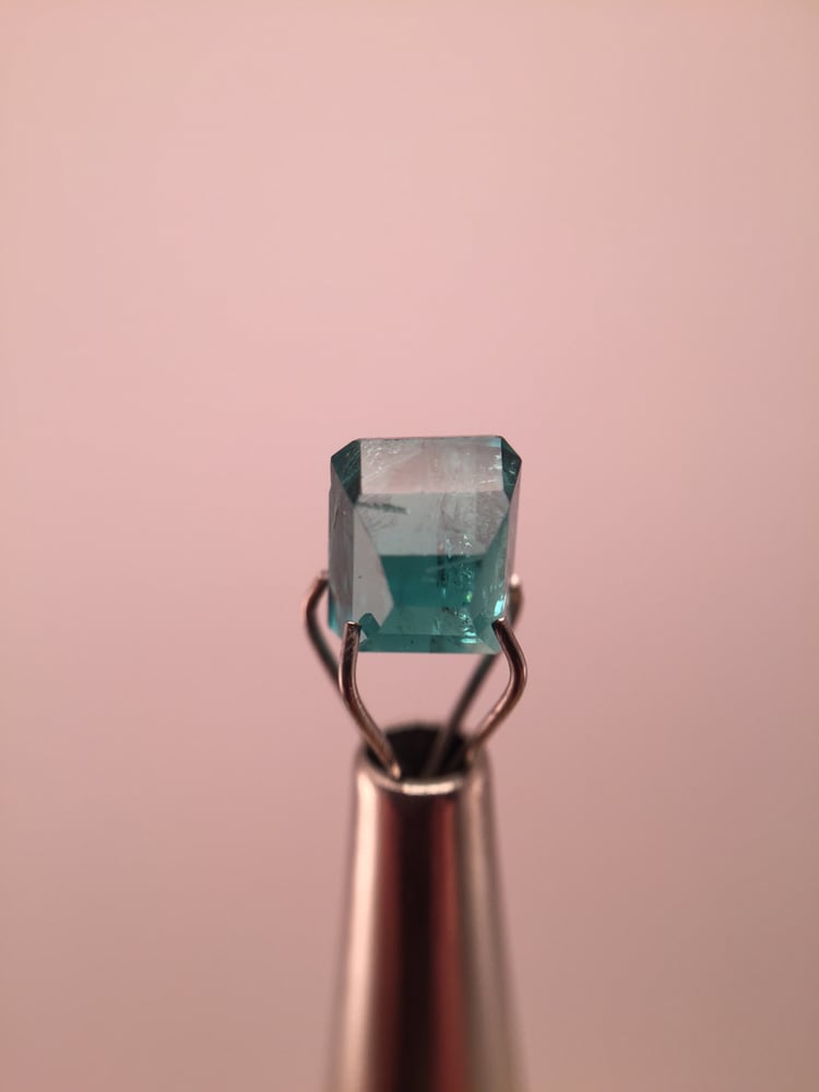 Image of Faceted Blue Tourmaline 01