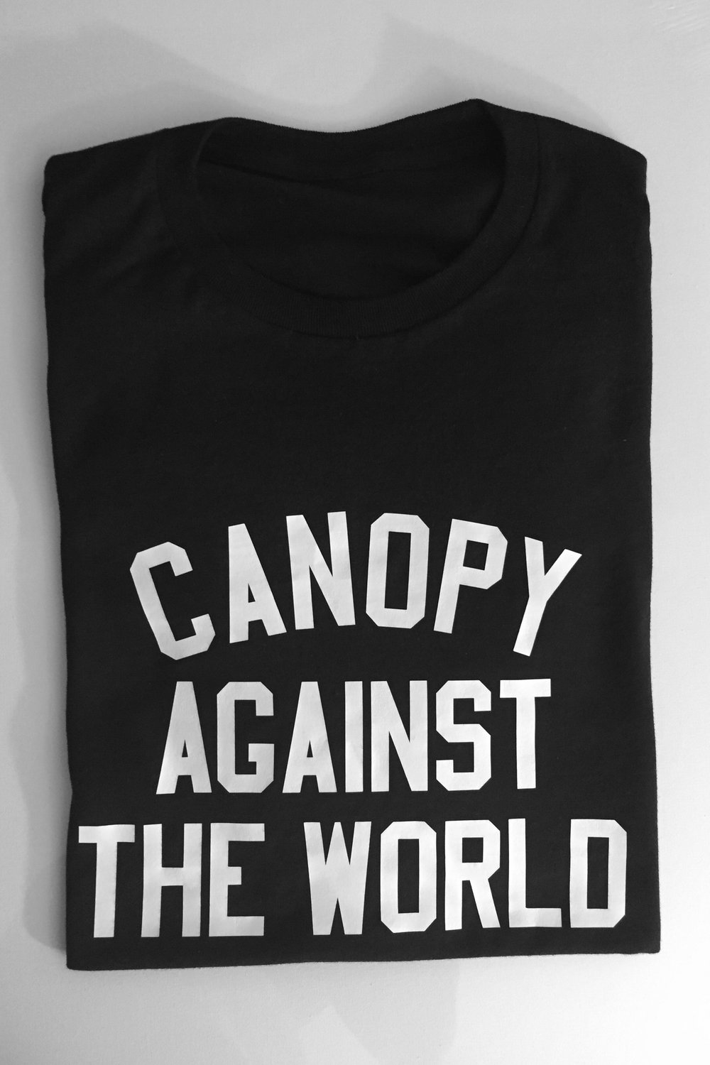 Image of C.A.T.W. (Canopy Against The World) Blk Tee