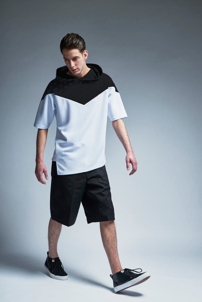 Image of FLOWER OF LIFE hooded tee