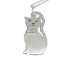 Cat Sterling Silver Necklace