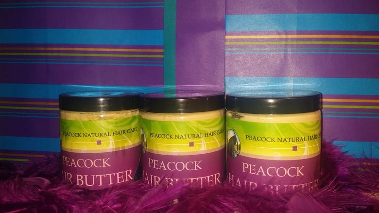 Image of Peacock hair butter