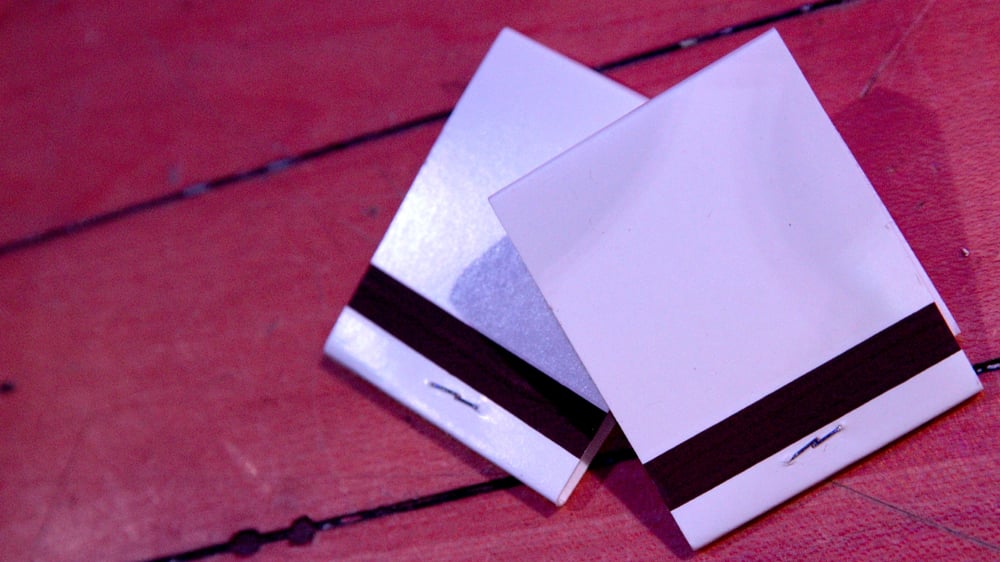 Image of 250 Plain White Matchbooks
