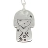 Japanese Doll Sterling Silver Necklace