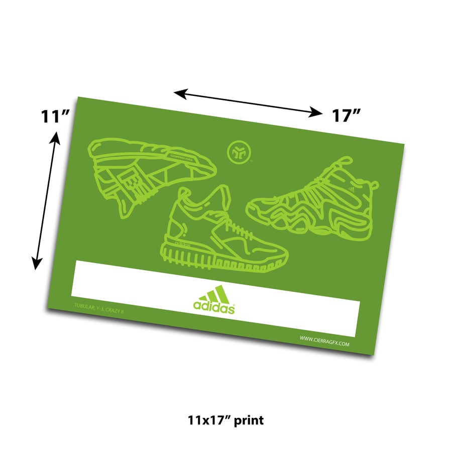 Image of Adidas 11x17" print