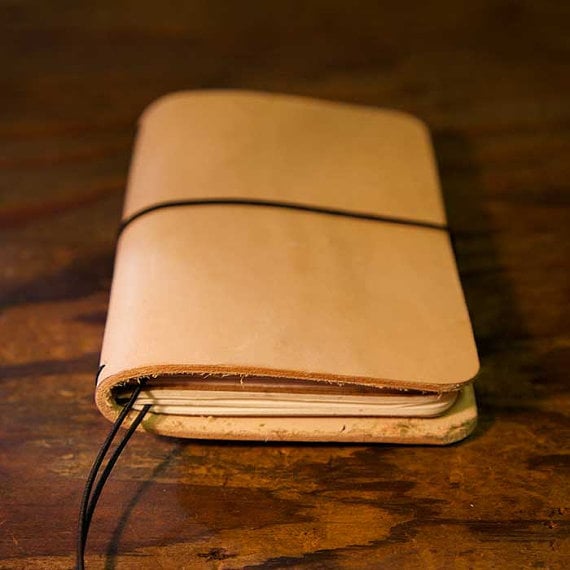 Image of Double Field Notes Leather Notebook Cover