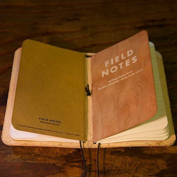 Image of Double Field Notes Leather Notebook Cover