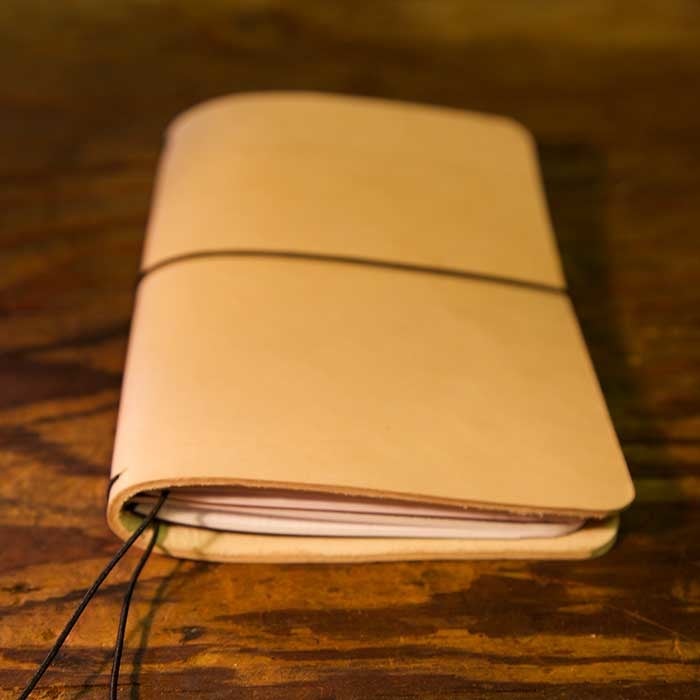 Image of Double Moleskine Cahier Leather Notebook Cover