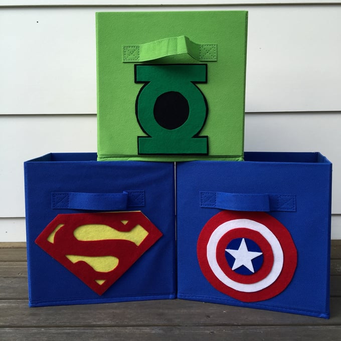 Image of Superhero storage boxes