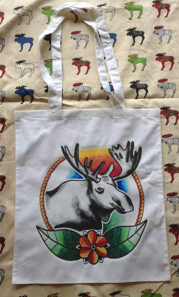 Image of Moose Tote Bag