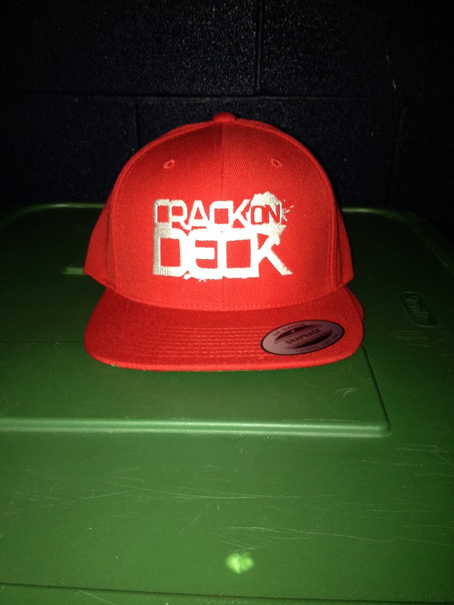 Image of (Red/White) Crack On Deck™ Brand [Snap Back]